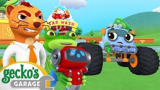 Gecko's Garage - Bouncy Monster Truck | Cartoons For Kids | Toddler Fun Learning