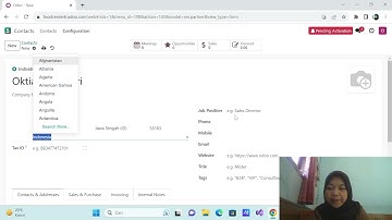 Tutorial cara membuat customer relationship management ( CRM ) menggunakan aplikasi odoo.