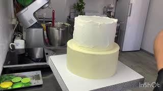 Свадебный торт/Крепление двух ярусного торта/Сборка торта/Украшение мастичное на свадебный торт