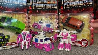Transformers 2009 revenge of the fallen Skids and Mudflap ROTF twins. Vintage complete collection G1