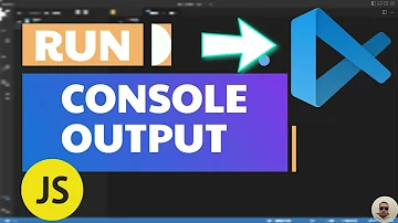 How to display JS console log output in Visual Studio Code