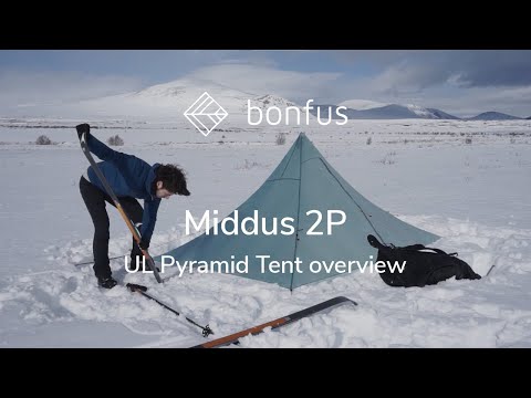 Bonfus Middus 2P | UL DCF Pyramid Tent Overview