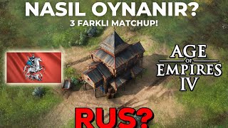 Age of Empires 4 Öğretici, 3K Aboneye Özel Çekiliş | Rus İle Nasıl Oynanır | (Rus Öğretici)