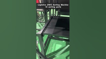 MonolithIoT express parcels dimensioning weighing scanning dynamic dws machine with 6 sorting ports.