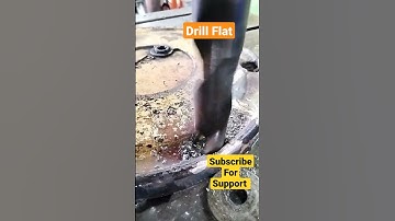 Drill Flat Cover Gear #shorts #satisfying #fyp #usinagem #viral #solda #machinist