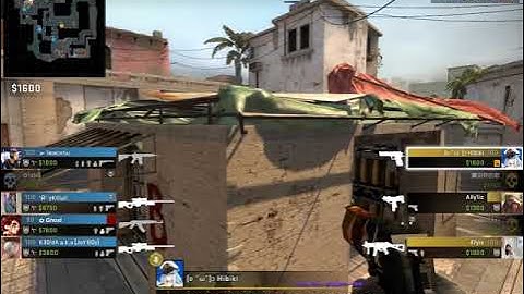 csgo mirage eco rush 1v3 clutch