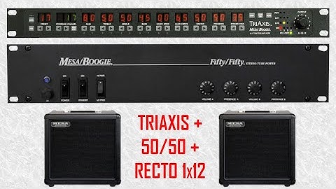 MESA/Boogie Rig: TriAxis, 50/50 & Recto 1x12s (PRESETS available) - Strat, Ibanez RG, Line 6 Helix