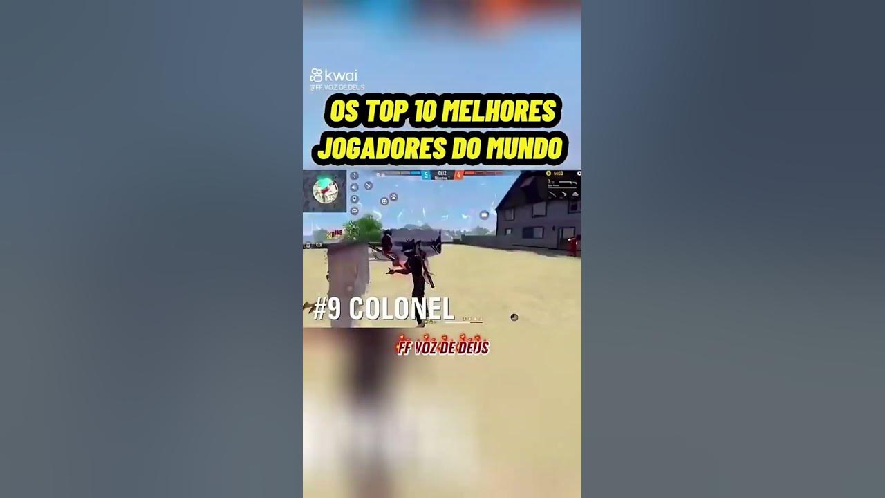 OS 10 MELHORES JOGADORES DE FREE FIRE DO MUNDO !! 