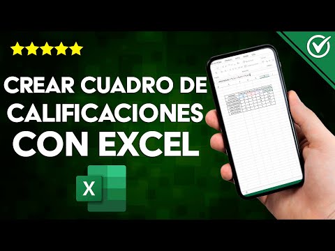 ¿Cómo crear un cuadro de calificaciones con EXCEL? - Organizar datos