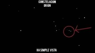 Cómo encontrar? La nebulosa de Orión Fácilmente