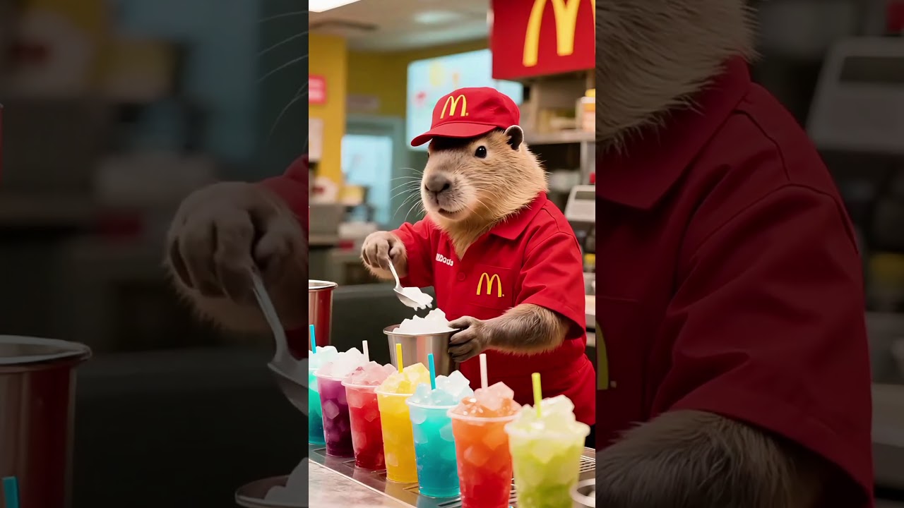 Capybara Drinking ASMR 