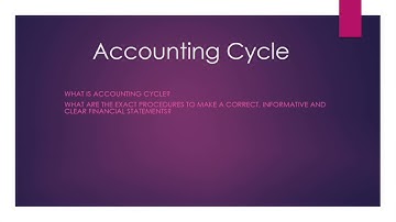 10 Steps of Accounting Cycle | Explained