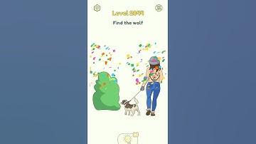 Find The Wolf Dop 2 Delete One Part Level 2844 MyBrain Games #shorts #dop2