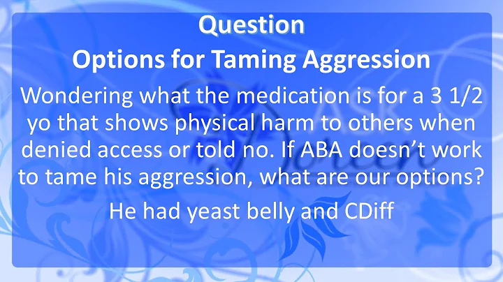 Ask Dr. Doreen: Options for Taming Aggression