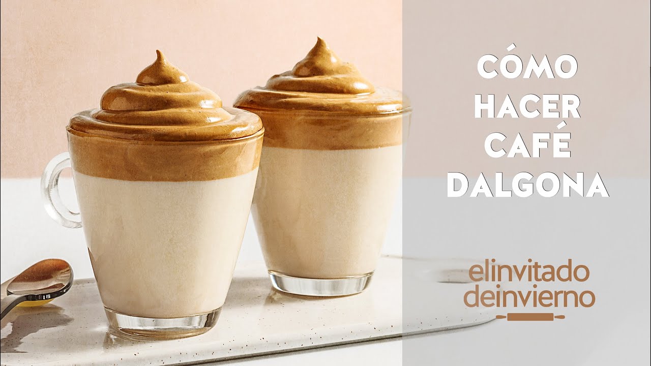 Café dalgona con leche condensada