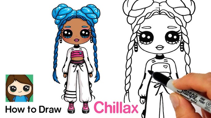 picture Lol Surprise Omg Doll Drawing lol surprise chillax omg doll