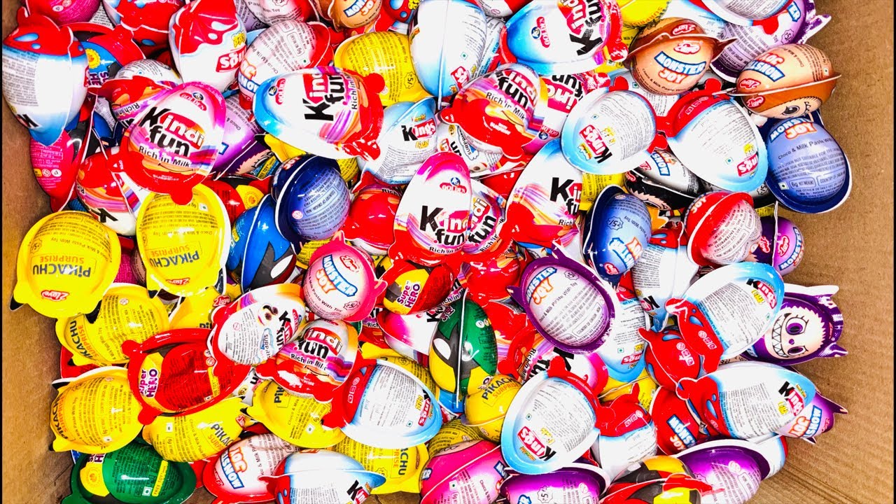 Satisfying Unpacking Of Surprises Candies and Surprise Eggs || ASMR Unboxing Candy With Fun