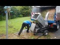 Jansen GTS-1500E small wood chipper. TFG-Tree Service