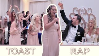 Maid of Honor Surprises Everyone With Singing Wedding Toast