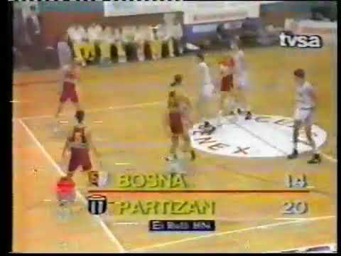 Vojvodina - Partizan 79:80, X kolo YUBA liga, 28.12.1991. 