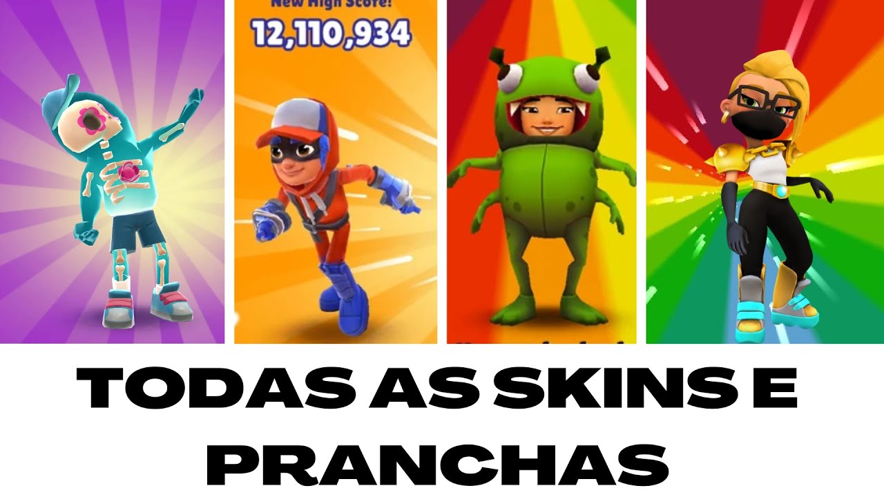 código de personagens robôs, especial de subway surf