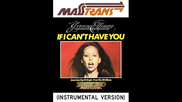 If I Can't Have You Instrumental version - Instrumental performance video thumbnail