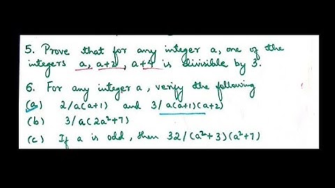 Elementary Number Theory||D.M Burton||Problems 2.3; number 6(b)||BSc and MSc Mathematics