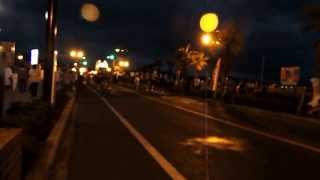 20131019 1062里見まつり夜の海岸通り六軒町が木遣りで行く
