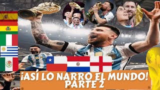 LOS MEJORES RELATOS DEL GOL DE #MONTIEL Y EL TÍTULO MUNDIAL DE #ARGENTINA EN #QATAR2022. PARTE 2