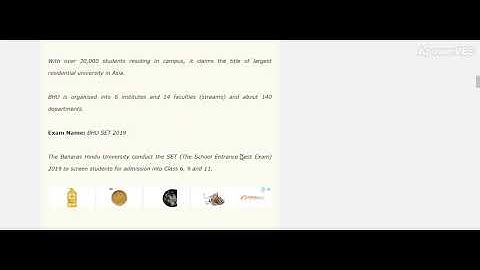 Banaras Hindu University SET Result 2019 Declared