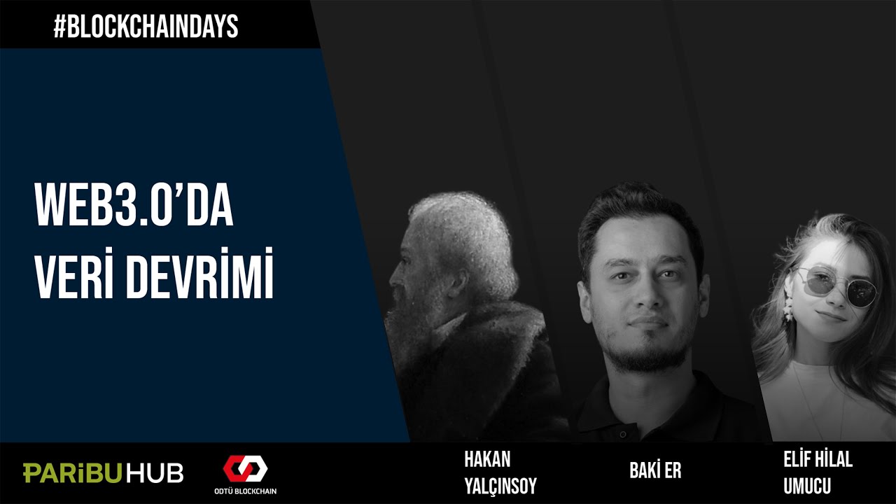Blockchain Days - Data Revolution on Web3 (Hakan Yalçınsoy, Baki Er, Elif Hilal Umucu)
