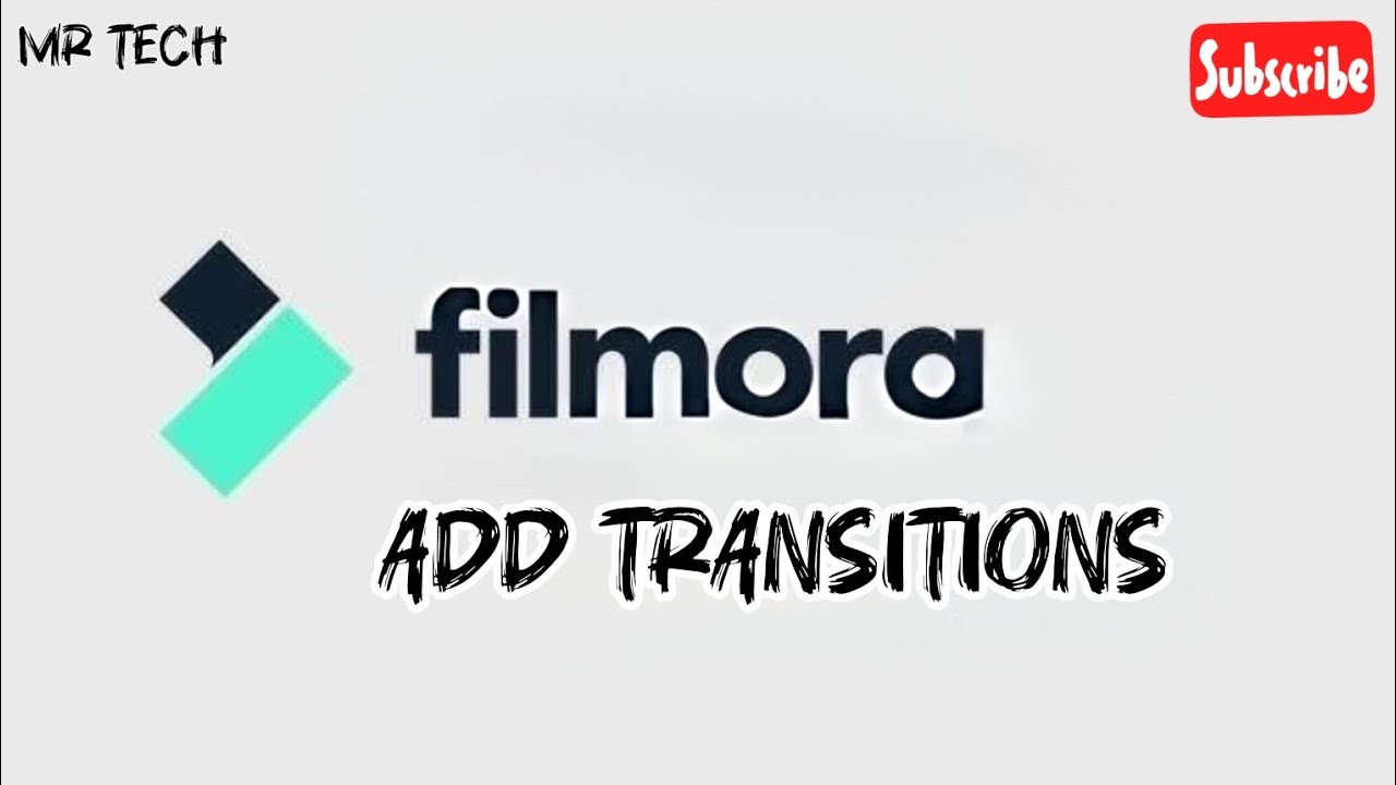 How to Add Transitions in Filmora Application - YouTube