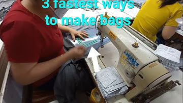 3 quick and effective ways to close bags.đóng túi bằng rập cải tiến.