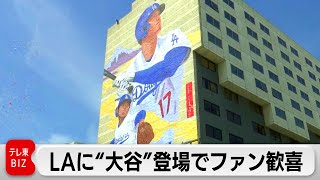 大谷選手の巨大壁画 LAに登場　ファン歓喜（2024年3月28日）