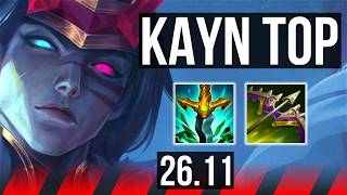 KAYN vs VOLIBEAR (TOP) | NA Master | 26.11