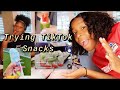 Trying TikTok Snacks!