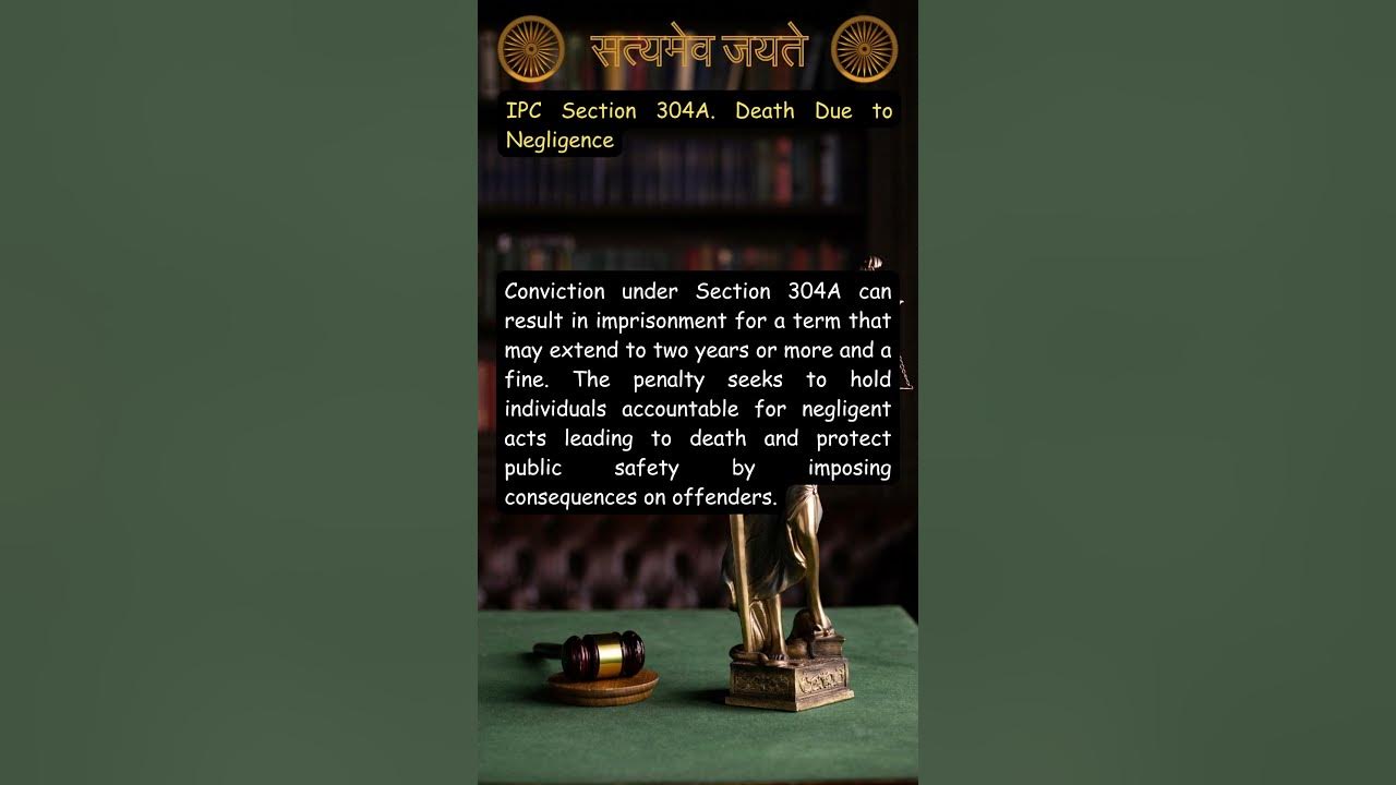 IPC Section 304A Death Due To Negligence ipcsection ipc YouTube ipc-section-304a-causing-death-by-negligence