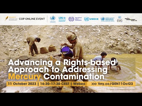 Advancing a Rights-based Approach to Addressing Mercury Contamination | Minamata COP-5 Online Event