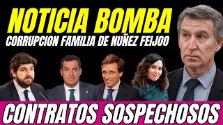 BOMBAZO HERMANA FEIJÓO, RECIBE SOSPECHOSOS CONTRATOS de AYUSO, ALMEIDA, BONILLA, LÓPEZ MIRAS