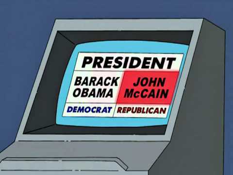 Homero vota por Obama, (AUDIO LATINO ORIGINAL)