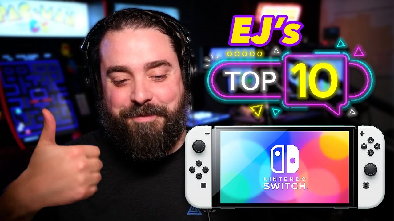 EJ's Top 10 SWITCH GAMES | Red Cow Arcade