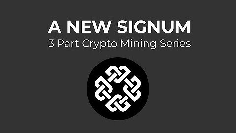 A New Signum - Rig Building - Part 1 Crypto Mining Series