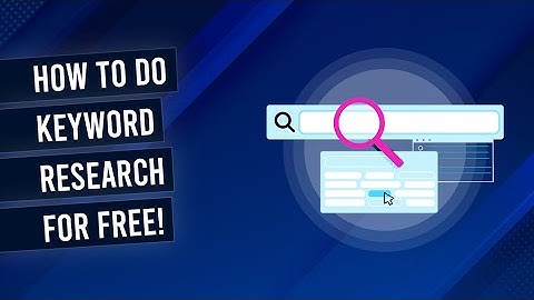 Free Keyword Research:  How To Do With Without Spending ANYTHING!