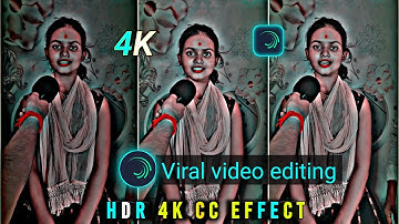 New Trending Alight Motion HDR Blue Effect Video Editing | Hdr Cc Effect Video Editing Tutorial