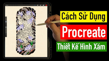 Cách Sử Dụng Procreate để thiết kế hình xăm dành cho người mới dùng ipad
