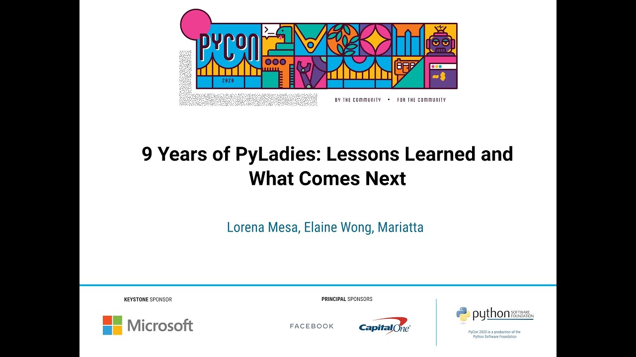 Image from 9 Years of PyLadies: Lessons Learned and What Comes Next