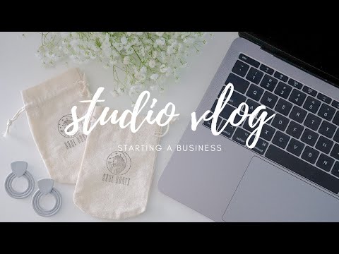 STUDIO VLOG 01 || STARTING A GIFT SHOP !!