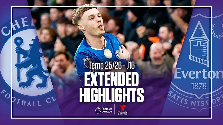 Chelsea vs. Everton | Highlights Premier League | Jornada 16 | Telemundo Deportes