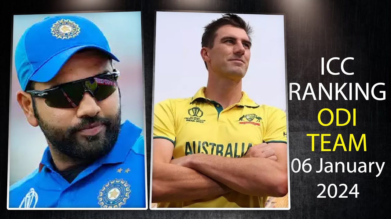 ICC ODI TEAM RANKING LATEST 11 January 2024 YouTube