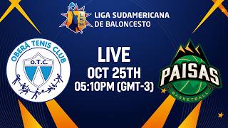 LIVE - Oberá v Paisas | Liga Sudamericana de Baloncesto FIBA 2026 | Group Phase